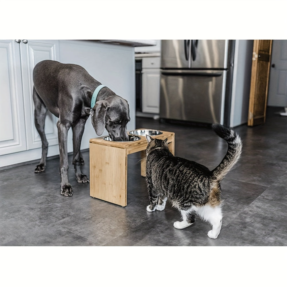 Erhöhter Hunde-/Katzennapf, Futternapf für Haustiere